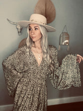 Load image into Gallery viewer, Woodland Goddess dress animal print