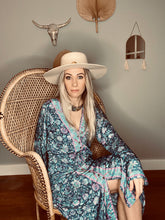 Load image into Gallery viewer, Kimono Dress navy