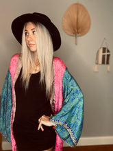 Load image into Gallery viewer, Patchwork Long Duster Kimono