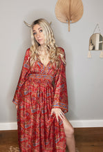 Load image into Gallery viewer, Woodland Goddess dress red