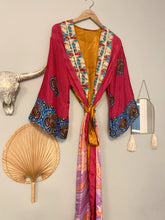 Load image into Gallery viewer, Patchwork Long Duster Kimono