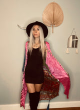 Load image into Gallery viewer, Patchwork Long Duster Kimono