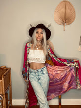 Load image into Gallery viewer, Patchwork Long Duster Kimono