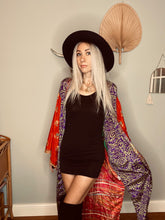Load image into Gallery viewer, Patchwork Long Duster Kimono