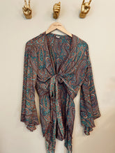 Load image into Gallery viewer, Double wrap bell sleeve top