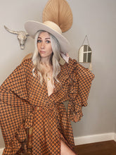 Load image into Gallery viewer, Goddess frill sleeve kimono
