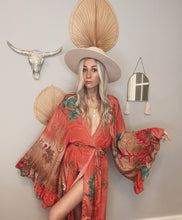 Load image into Gallery viewer, Goddess frill sleeve kimono