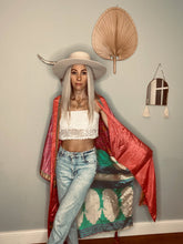 Load image into Gallery viewer, Patchwork Long Duster Kimono