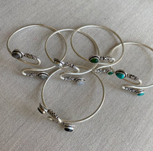 Load image into Gallery viewer, Goddess Eyes Bangle- available in different stones