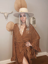 Load image into Gallery viewer, Goddess frill sleeve kimono