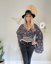 Load image into Gallery viewer, Silk bell sleeve top