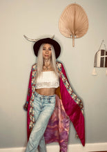 Load image into Gallery viewer, Patchwork Long Duster Kimono