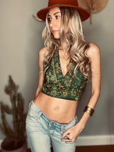 Load image into Gallery viewer, Stevie reversible top Green/Blue