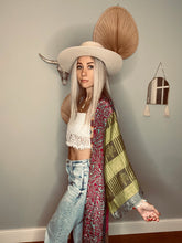 Load image into Gallery viewer, Patchwork Long Duster Kimono