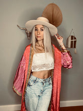 Load image into Gallery viewer, Patchwork Long Duster Kimono