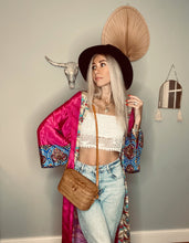Load image into Gallery viewer, Patchwork Long Duster Kimono