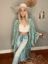 Load image into Gallery viewer, Zoyah Long Duster Kimono dress