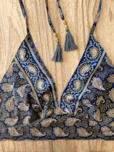 Load image into Gallery viewer, Stevie reversible top Blue/ Navy