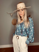 Load image into Gallery viewer, Sale * Boho Blouse navy