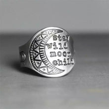 Load image into Gallery viewer, Stay Wild Moon Child ring