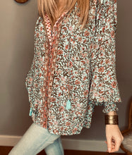 Load image into Gallery viewer, India boho blouse