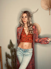 Load image into Gallery viewer, Stevie reversible top Red/ Green