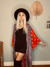 Load image into Gallery viewer, Patchwork Long Duster Kimono