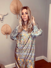 Load image into Gallery viewer, Boho Tunic Dress &amp; matching headband XS-S