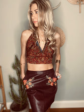 Load image into Gallery viewer, Stevie reversible top Burgundy/ Teal