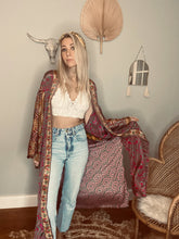 Load image into Gallery viewer, One of a kind Long Duster Kimono 3