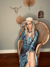 Load image into Gallery viewer, Kimono Dress navy