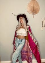 Load image into Gallery viewer, Patchwork Long Duster Kimono