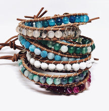 Load image into Gallery viewer, Gypsy Wrap Bracelet -available in 6 different stones
