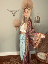 Load image into Gallery viewer, One of a kind Long Duster Kimono 3
