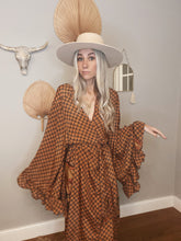 Load image into Gallery viewer, Goddess frill sleeve kimono