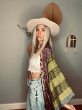 Load image into Gallery viewer, Patchwork Long Duster Kimono