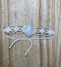 Load image into Gallery viewer, Macrame Moonstone bracelet/ anklet
