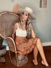 Load image into Gallery viewer, Boho mini skirt