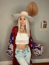 Load image into Gallery viewer, Patchwork Long Duster Kimono
