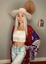 Load image into Gallery viewer, Patchwork Long Duster Kimono