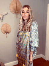 Load image into Gallery viewer, Boho Tunic Dress &amp; matching headband XS-S