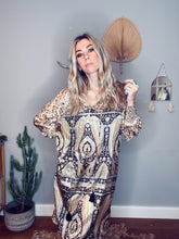 Load image into Gallery viewer, Boho Tunic Dress &amp; matching headband XS-S