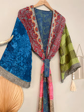 Load image into Gallery viewer, Patchwork Long Duster Kimono
