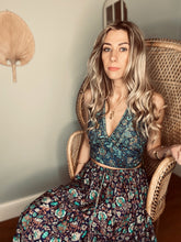 Load image into Gallery viewer, Stevie reversible top Green/Blue
