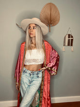 Load image into Gallery viewer, Patchwork Long Duster Kimono