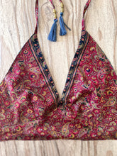 Load image into Gallery viewer, Stevie reversible top Burgundy/ Teal