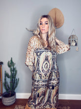 Load image into Gallery viewer, Boho Tunic Dress &amp; matching headband XS-S