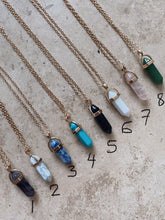 Load image into Gallery viewer, Vibe High Natural stone gold necklace
