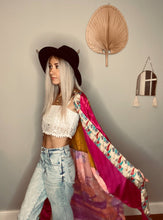 Load image into Gallery viewer, Patchwork Long Duster Kimono