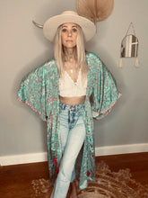 Load image into Gallery viewer, Zoyah Long Duster Kimono dress